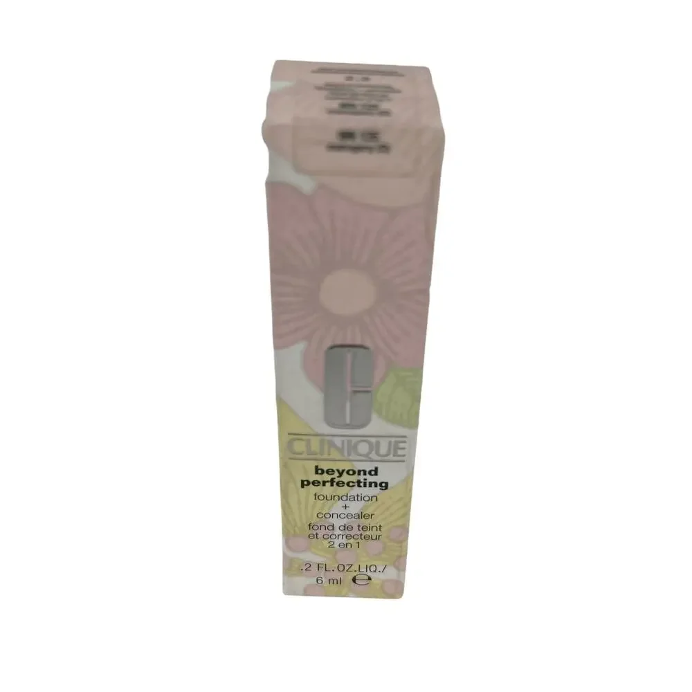 Clinique Beyond Perfecting Foundation + Concealer .2 oz Mahogany New